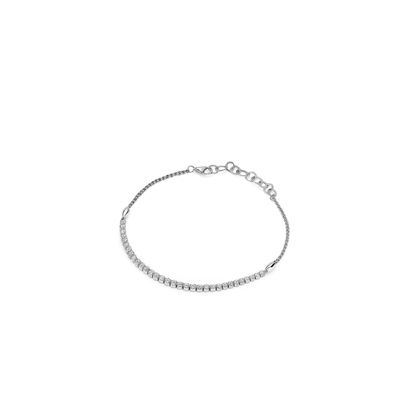 Pulsera Oro Blanco 18kt Diamantes 73 Pts