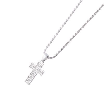 Imagen 2 del producto Colgante de Plata Esterlina 925 Cruz Circon