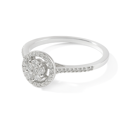 Imagen 2 del producto Anillo Compromiso Oro Blanco 18kt Diamantes 49 Pts | Danielle Costantini