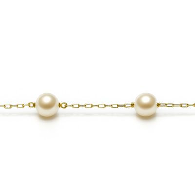 Imagen 2 del producto Pulsera Oro Amarillo 18Kt Perlas Cultivadas 4mm