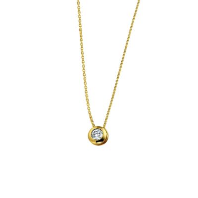 Imagen 2 del producto Collar Oro Amarillo 18kt Pto Luz Circonita