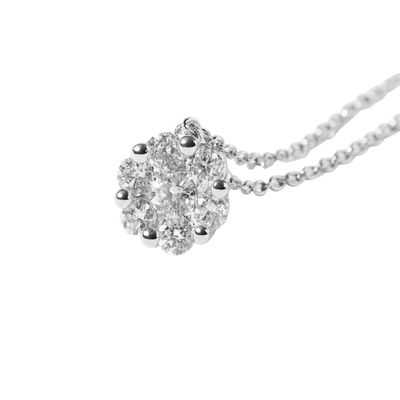 Imagen 2 del producto Collar Oro 18kt Diamantes 53 Pts G/SI Corte Brillante