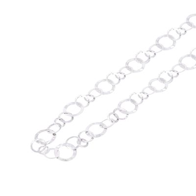 Collar de Plata Esterlina 925 con Eslabones Grandes