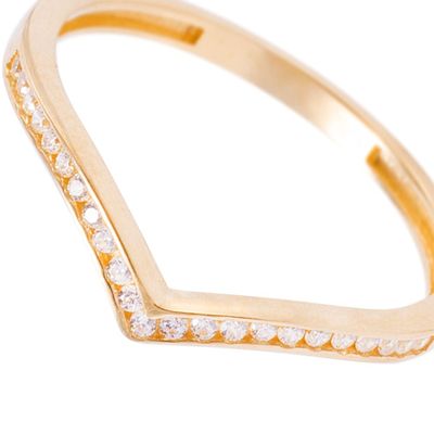 Imagen 2 del producto Anillo Oro Amarillo 18kt Corona-Cintillo Circonita