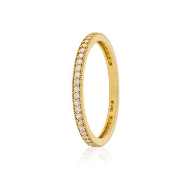 Imagen 1 del producto Anillo Oro Amarillo 18kt Circonita Sin Fin