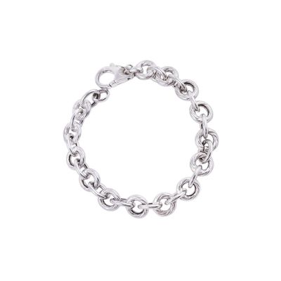 Pulsera de Plata Esterlina 925 Eslabones Facetados