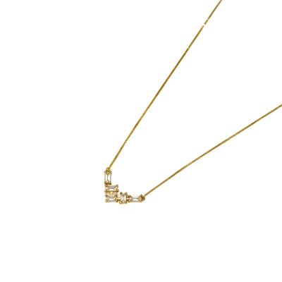 Imagen 2 del producto Collar Oro Amarillo 18kt Linea Circonita Baguette