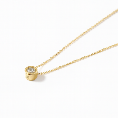 Collar de Oro 18kt con Diamantes 8 Pts Total - By Danielle Costantini