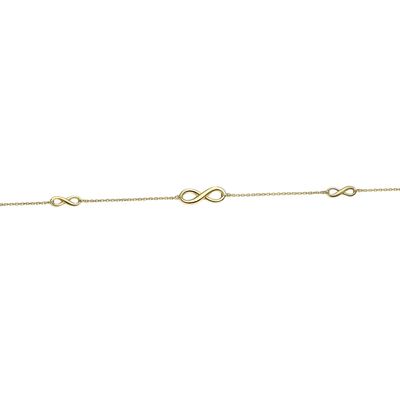 Imagen 2 del producto Pulsera Oro Amarillo 18kt Tres Infinitos