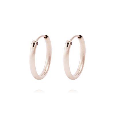 Aros Oro Miel de 18kt Argolla