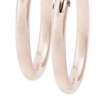 Imagen 2 del producto Aros Oro Miel de 18kt Argolla