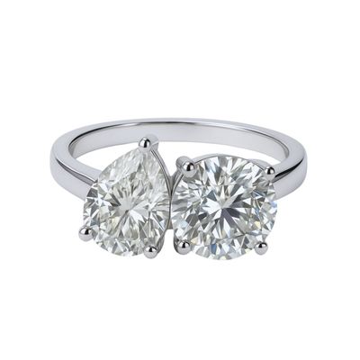 Imagen 2 del producto Anillo Plata Esterlina 925 Gota y Circonita Corte Brillante