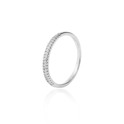 Anillo de Plata Esterlina 925 Medio Cintillo