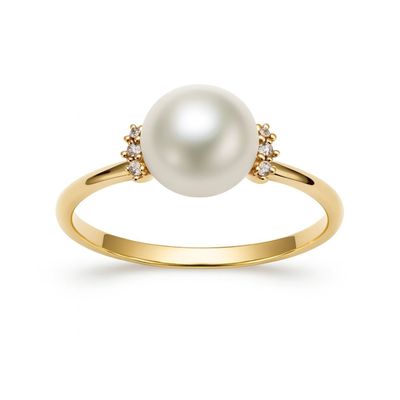 Imagen 2 del producto Anillo Oro Amarillo 18kt Diamantes 3Pts Per Cultivada 7MM