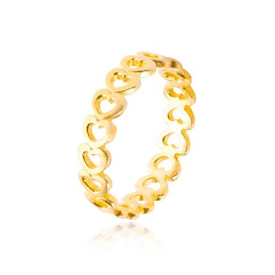 Anillo de Plata Esterlina 925 Corazon en Liso 39