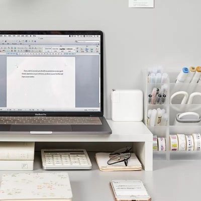 Imagen 2 del producto Soporte De Computadora De Madera Doble Capa