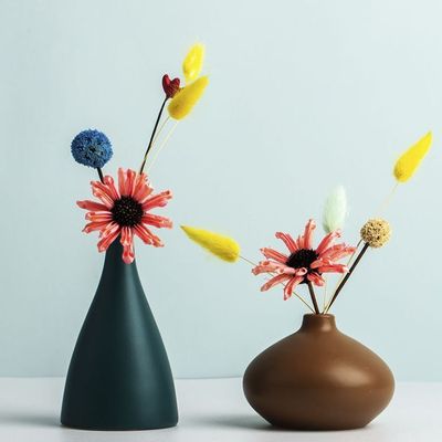 Imagen 2 del producto Set 2 Floreros Estilo Nórdico De Ceramica