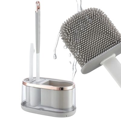 Cepillo Escobilla De Baño De Silicona Con Base