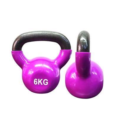 Imagen 2 del producto Pesa Rusa Kettlebell 6kg Acero Y Vinilo