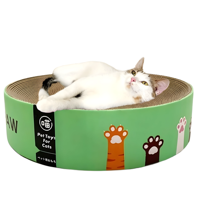 Crusec Cama Rascadora Almohadilla Para Gatos Mascota 41Cm