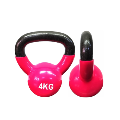 Imagen 2 del producto Pesa Rusa Kettlebell 4kg Acero Y Vinilo