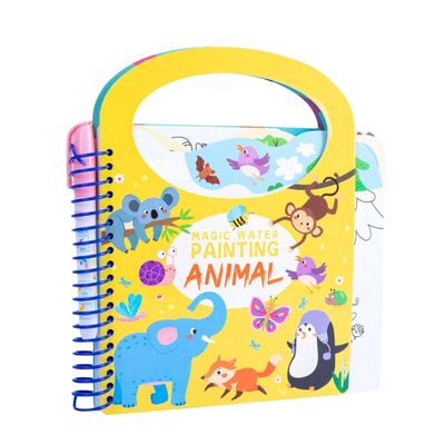 Imagen 1 del producto Libro Mágico Cuaderno Didáctico Niños Para Pintar Con Agua