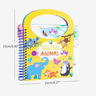 Imagen 2 del producto Libro Mágico Cuaderno Didáctico Niños Para Pintar Con Agua