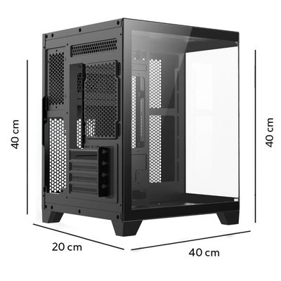 Imagen 2 del producto Gabinete Case Gamer Micro ATX Mini ITX Vidrio Templado