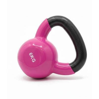 Imagen 2 del producto Pesa Rusa Kettlebell 6kg Acero Y Vinilo--6KG