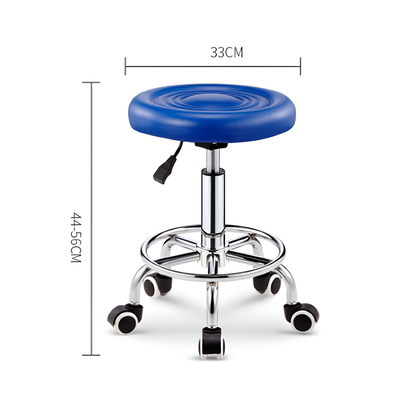 Imagen 2 del producto Taburete Silla de Peluquería, Bar, Hogar Giratoria Ajustable