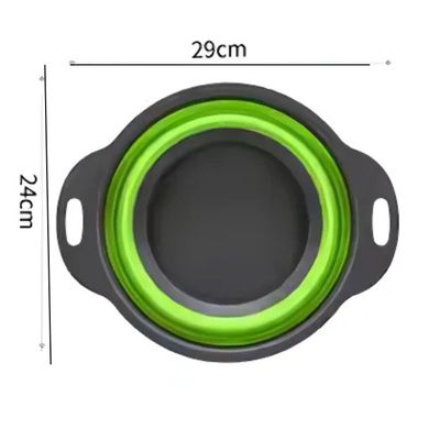 Imagen 2 del producto Colador De Silicona Escurridor Redondo Multiuso Plegable