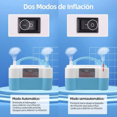 Imagen 2 del producto Inflador Globos Electrico Con 2 Inyectores Para Fiestas 600W