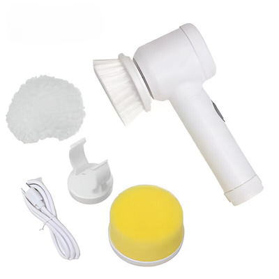 Imagen 2 del producto Cepillo De Limpieza Lavaloza Eléctrico Recargable USB 3 en 1