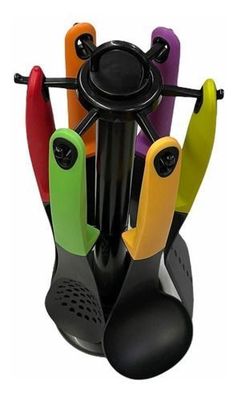 Imagen 1 del producto Set 6 Utensilios Espatulas Cuchara Cucharon Cocina