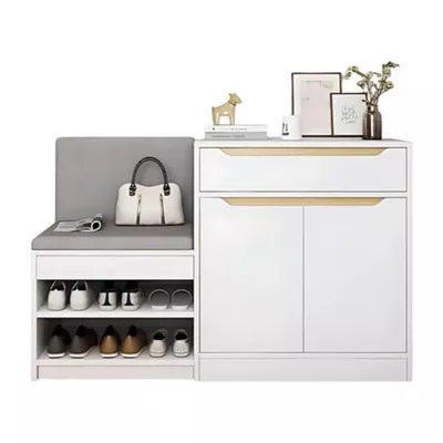 Zapatero Con Armario Cajon 110*30*75CM Organizador Moderno