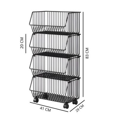 Imagen 2 del producto Estante Organizador Armable Cocina Multiuso 4 Niveles
