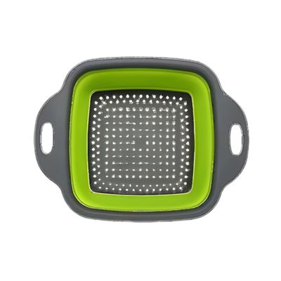 Colador Escurridor De Silicona 29x21cm Plegable Multiuso