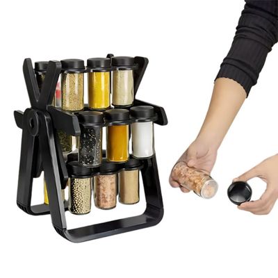 Especiero Giratorio 18 Frascos Ruleta Dispensa Condimentos