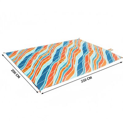 Imagen 2 del producto Alfombra Manta Impermeable 210x200cm De Picnic Playa Verano