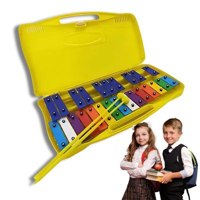 Metalofono 25 Notas Cromático Placas Colores