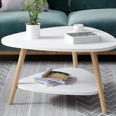 Imagen 2 del producto Mesa Centro Triangular 60x60x42cm Decoracion Nordica Moderna