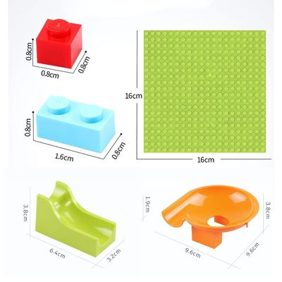 Imagen 2 del producto Bloques Tobogan Con Base 168 Piezas Construcción Accesorios