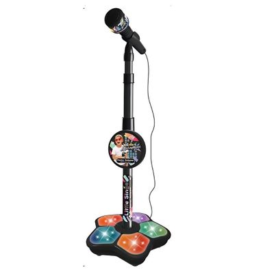 Micrófono Juguete Infantil Con Pedestal Entretención