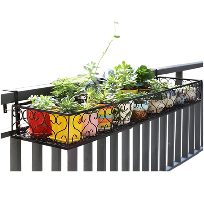 Imagen 2 del producto Jardinera Exterior De Barandilla Para Balcón 50x20x12 CM