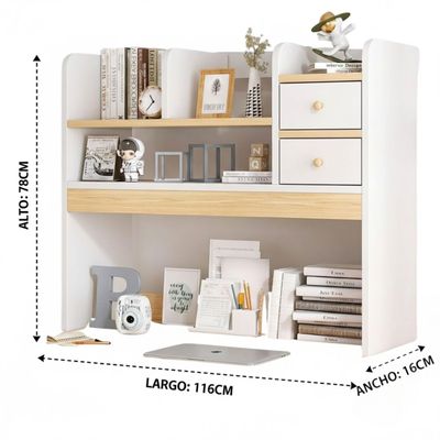 Imagen 2 del producto Organizador Escritorio Multifuncional 2 Niveles Con Cajón 93