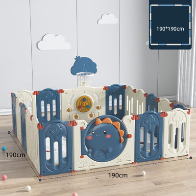 Imagen 2 del producto Corral De Juegos Infantil Dinosaurio Plegable 190cm X 190cm
