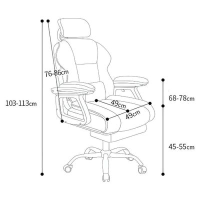 Imagen 2 del producto Silla YT-709 Para Pc Escritorio Oficina Giratoria Ejecutiva 360º