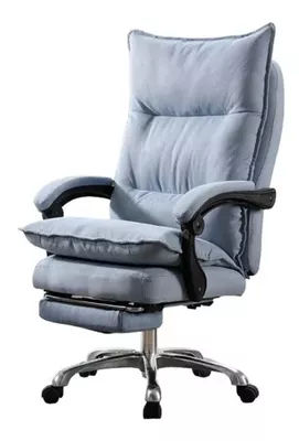 Silla Jefe De Tela Oficina Con Reposapiés