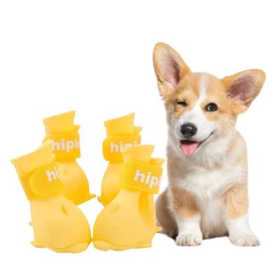 Zapatos Para Perros De Material Impermeable De Silicona
