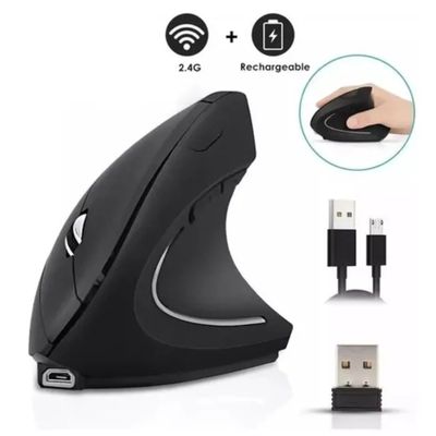 Imagen 2 del producto Raton Vertical Mouse Inalambrico Ergonomico Gamer 2.4g USB